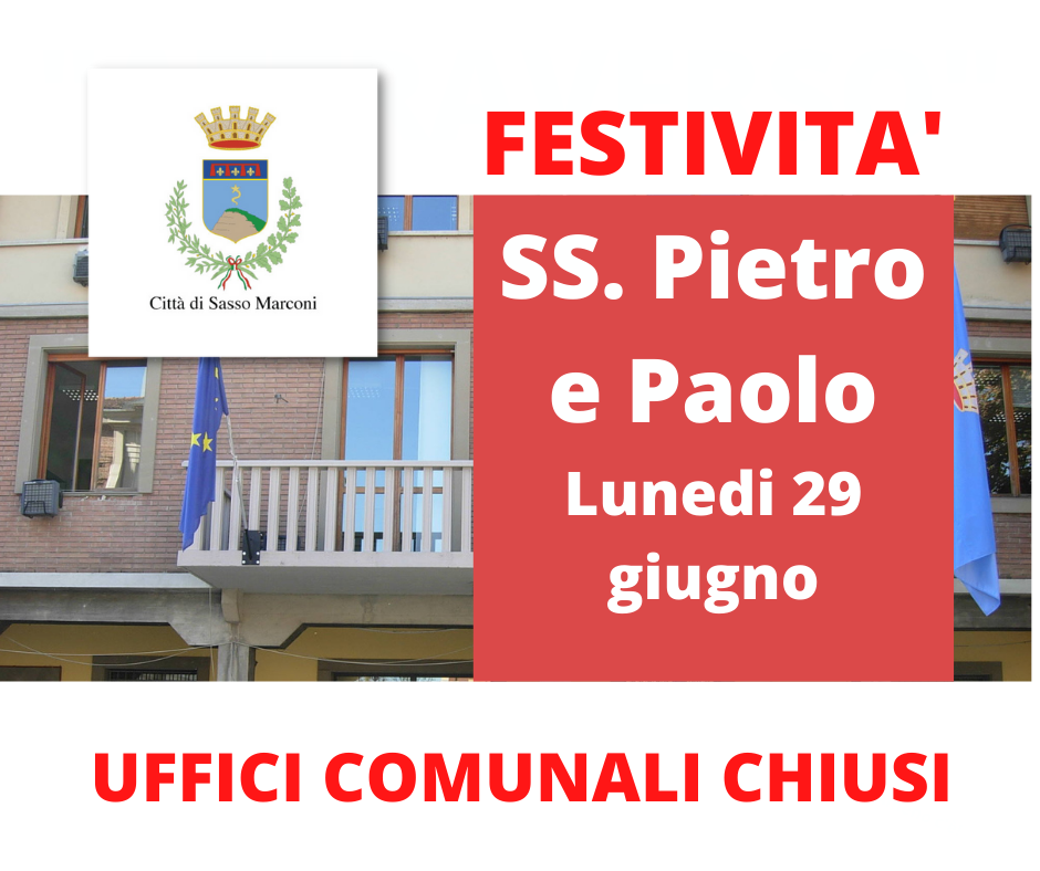 29 GIUGNO - Festa del Santo Patrono