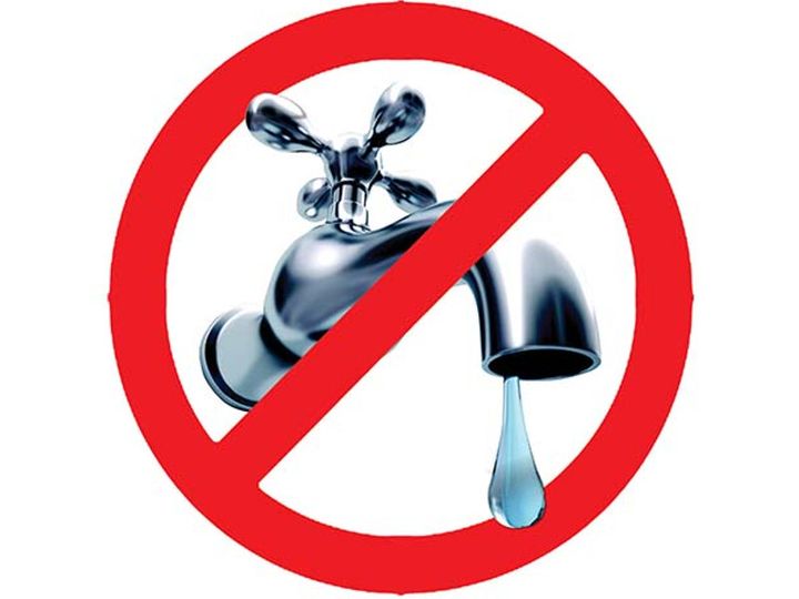 Interruzione acqua potabile